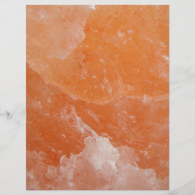 オレンジ色の塩石 (正面)