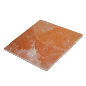 オレンジ色の塩石 タイル (側面)