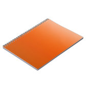 オレンジ色の壁紙の背景 ノートブック (左側)