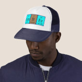 オレンジ色の定期的なテーブル名hat キャップ (インサイチュ)
