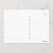 オレンジ色の宝石「朝の光」 ポストカード (裏面)