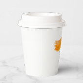 オレンジ色の情熱 紙コップ (右)