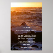 オレンジ色の日没のポスターの上の火と氷ビーチ ポスター (正面)