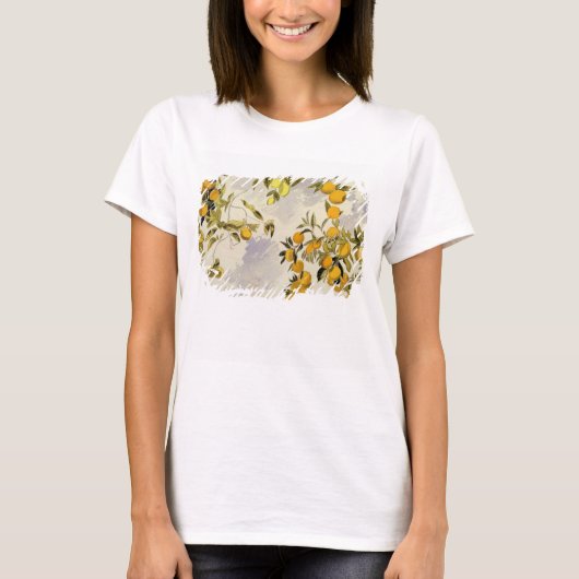 オレンジ色の木、1863 （グラファイトの上にペンとインク） Tシャツ (正面)