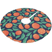 オレンジ色の果実:カラフルヴィンテージシームレス ブラッシュドポリエステルツリースカート (アングル)