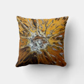 オレンジ色の果実 クッション (裏面)