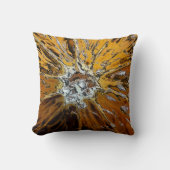 オレンジ色の果実 クッション (正面)