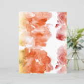 オレンジ色の染みソフトパステルスクラップブック (スタンド正面)