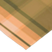 オレンジ色の格子模様のテーブルクロス テーブルクロス (アングル)