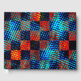 オレンジ色の格子模様は赤く、青く、汚フェイクい ゲストブック