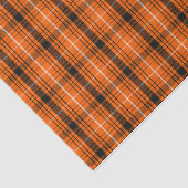 オレンジ色の格子模様 薄葉紙 (詳細)