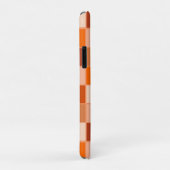 オレンジ色の正方形の濃淡 Case-Mate iPhoneケース (裏面/右)