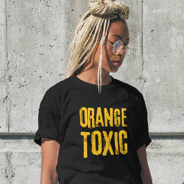 オレンジ色の毒性 ユニティ・トランプ 政治的抵抗  Tシャツ