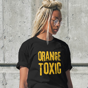 オレンジ色の毒性 ユニティ・トランプ 政治的抵抗 Tシャツ