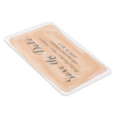 オレンジ色の水彩日付磁石を保存 マグネット (右側)