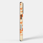 オレンジ色の水彩画風の蝶々 Case-Mate iPhoneケース (裏面 / 右)