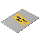 オレンジ色の水彩画 ノートブック (左側)