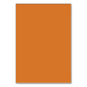 オレンジ色の水色の野生の花の果実 テーブルナンバー (裏面)