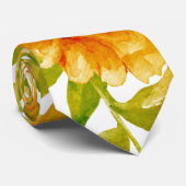 オレンジ色の水色サボテンの花、多肉質 ネクタイ (ロール)