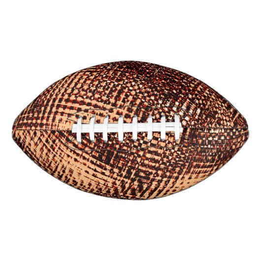 オレンジ色の濃い十字型の傷と影 アメリカンフットボール (正面)