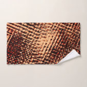 オレンジ色の濃い十字型の傷と影 バスタオルセット (ハンドタオル)