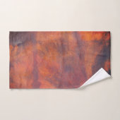 オレンジ色の火球 バスタオルセット (ハンドタオル)