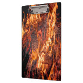 オレンジ色の炎 クリップボード (左)
