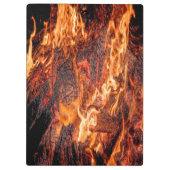 オレンジ色の炎 クリップボード (裏面)