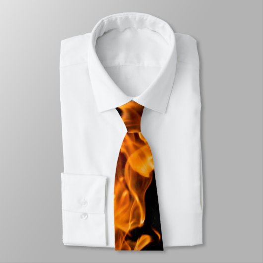 オレンジ色の炎 ネクタイ (タイ)