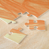 オレンジ色の煙 – フラクタルアート – ジグソーパズル (側面)