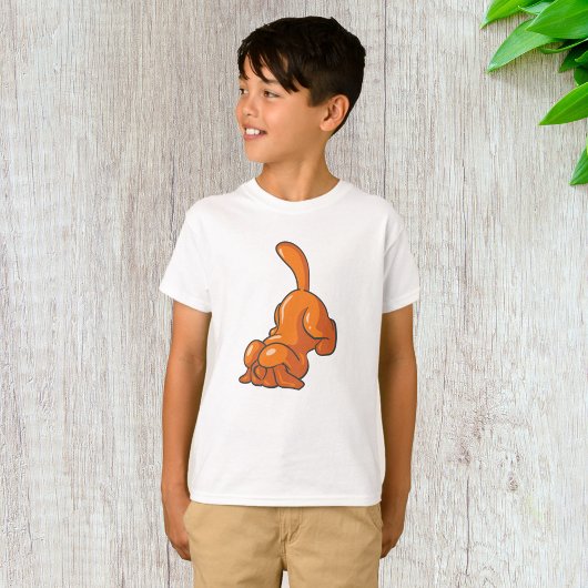 オレンジ色の猟犬 Tシャツ