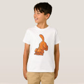 オレンジ色の猟犬 Tシャツ (正面フル)