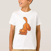 オレンジ色の猟犬 Tシャツ (正面)