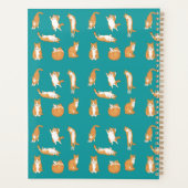 オレンジ色の猫が面白い プランナー手帳 (裏面)