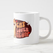 オレンジ色の猫の猫マニア ジャンボコーヒーマグカップ (右)