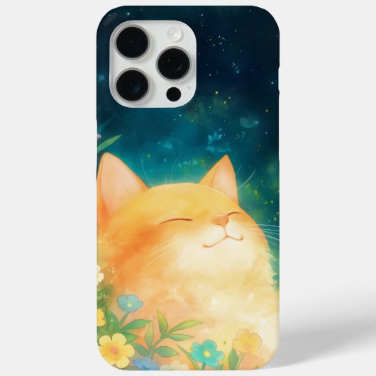オレンジ色の猫の穏やかな昼寝 Case-Mate iPhoneケース (裏面)