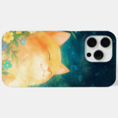 オレンジ色の猫の穏やかな昼寝 Case-Mate iPhoneケース (裏面 (横))
