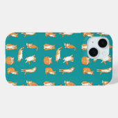 オレンジ色の猫は面白い Case-Mate iPhoneケース (裏面 (横))