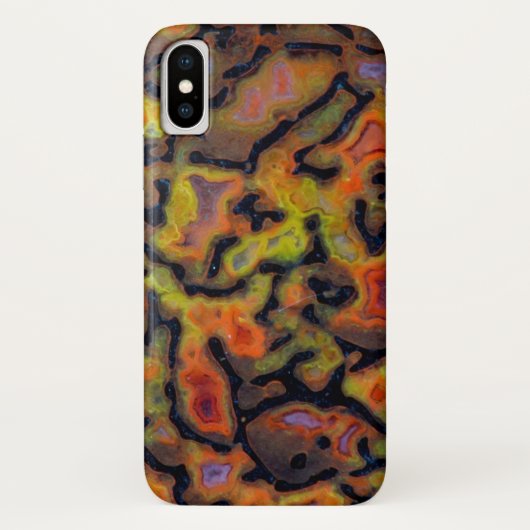 オレンジ色の珪化恐竜の骨 Case-Mate iPhoneケース (裏面)