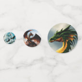 オレンジ色の白い竜 コンフェッティ (裏面)