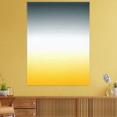 オレンジ色の白ブルーグリーンオリジナルグラデーションキャンバスL キャンバスプリント (インサイチュ (リビング))