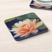 オレンジ色の睡蓮コースター コースター (左側)