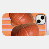 オレンジ色の秋のかぼちゃ Case-Mate iPhoneケース (裏面 (横))