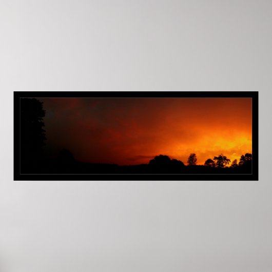 オレンジ色の空 ポスター (正面)