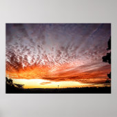 オレンジ色の空 ポスター (正面)