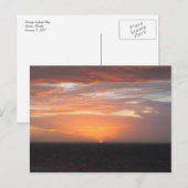 オレンジ色の空 ポストカード (正面/裏面)