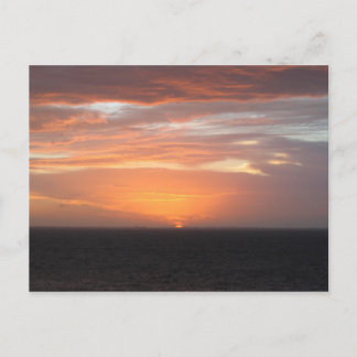 オレンジ色の空 ポストカード