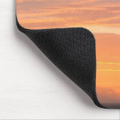 オレンジ色の空 マウスパッド (コーナー)