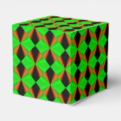 オレンジ色の緑の黒のパタカッコいいーン フェイバーボックス (裏面サイド)