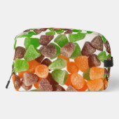 オレンジ色の緑色の赤いガム飴に砂糖を振りかけたもの ドップキット (裏面)